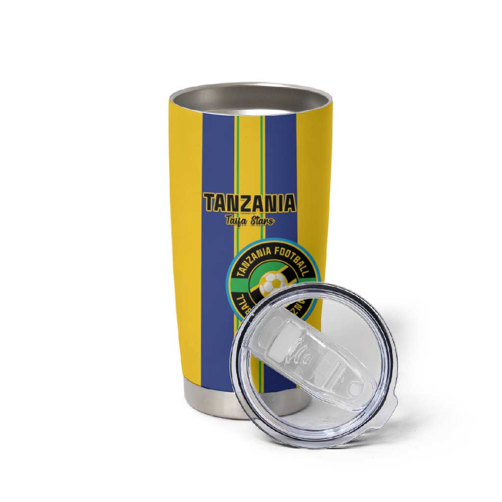 Custom Afro Tanzania Football Tumbler Cup We Are Champions LT15