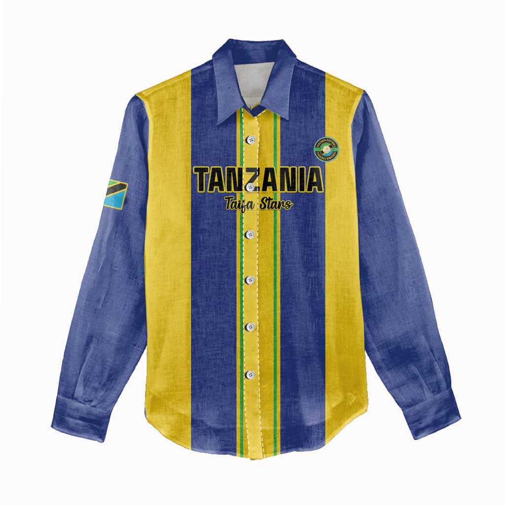 Custom Afro Tanzania Football Women Casual Shirt We Are Champions LT15