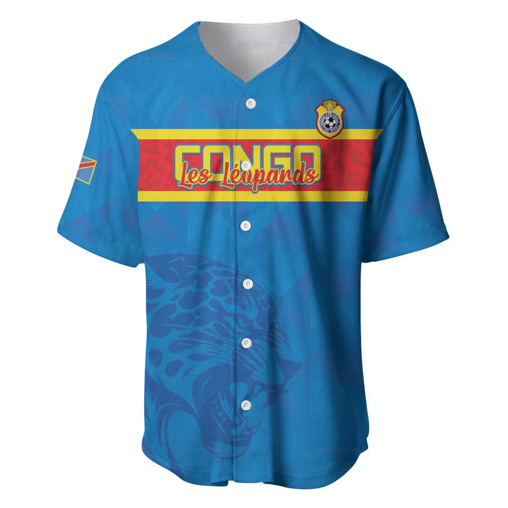 DR Congo Football Custom Baseball Jersey Go Champions LT15