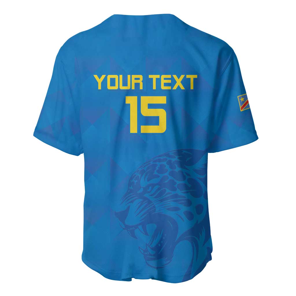 DR Congo Football Custom Baseball Jersey Go Champions LT15
