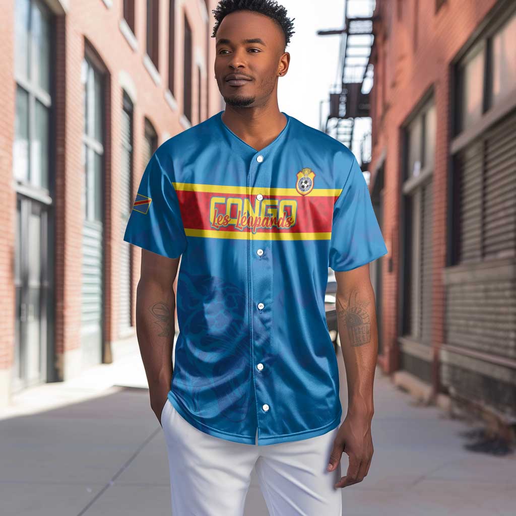 DR Congo Football Custom Baseball Jersey Go Champions LT15