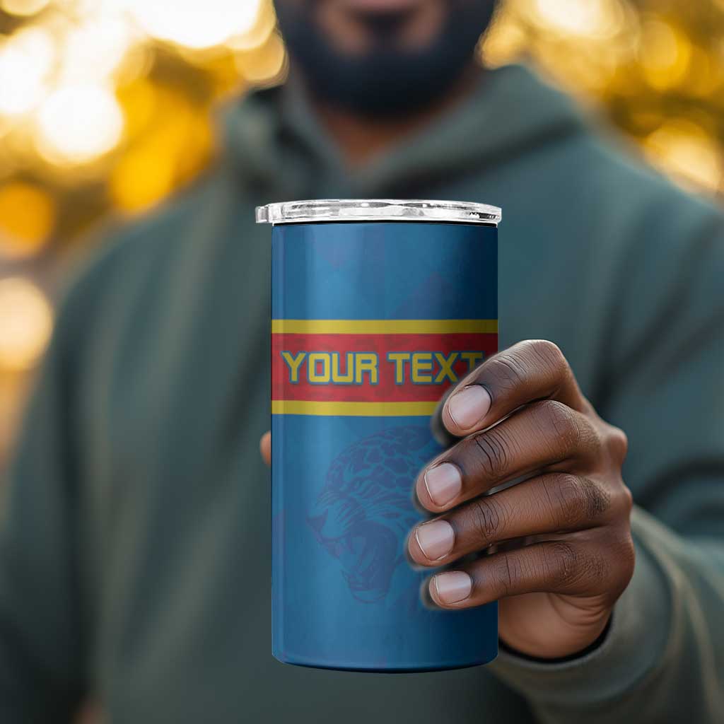 DR Congo Football Custom 4 in 1 Can Cooler Tumbler Go Champions LT15