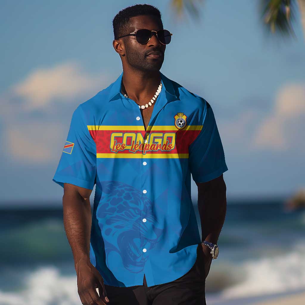 DR Congo Football Custom Hawaiian Shirt Go Champions LT15