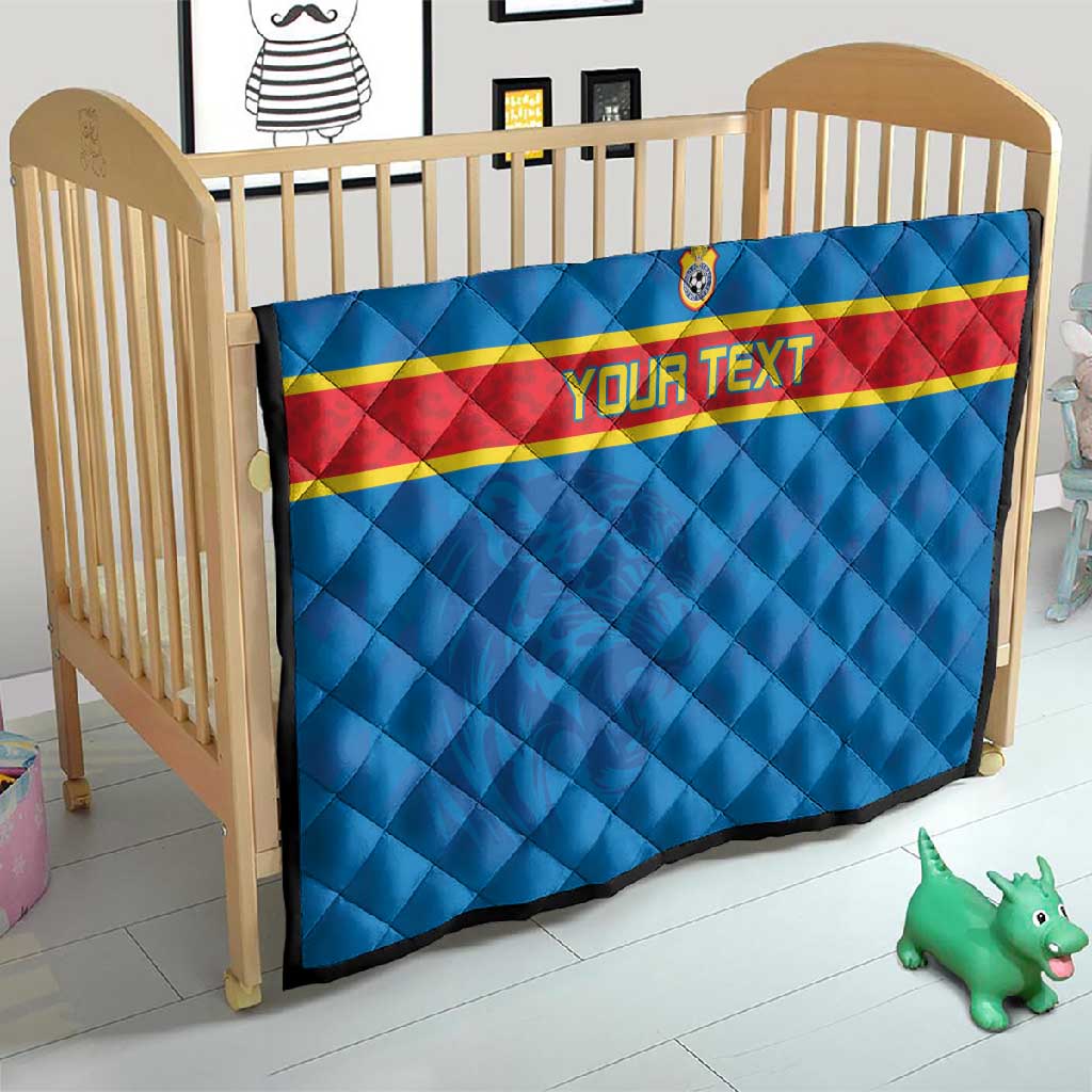 DR Congo Football Custom Quilt Go Champions LT15