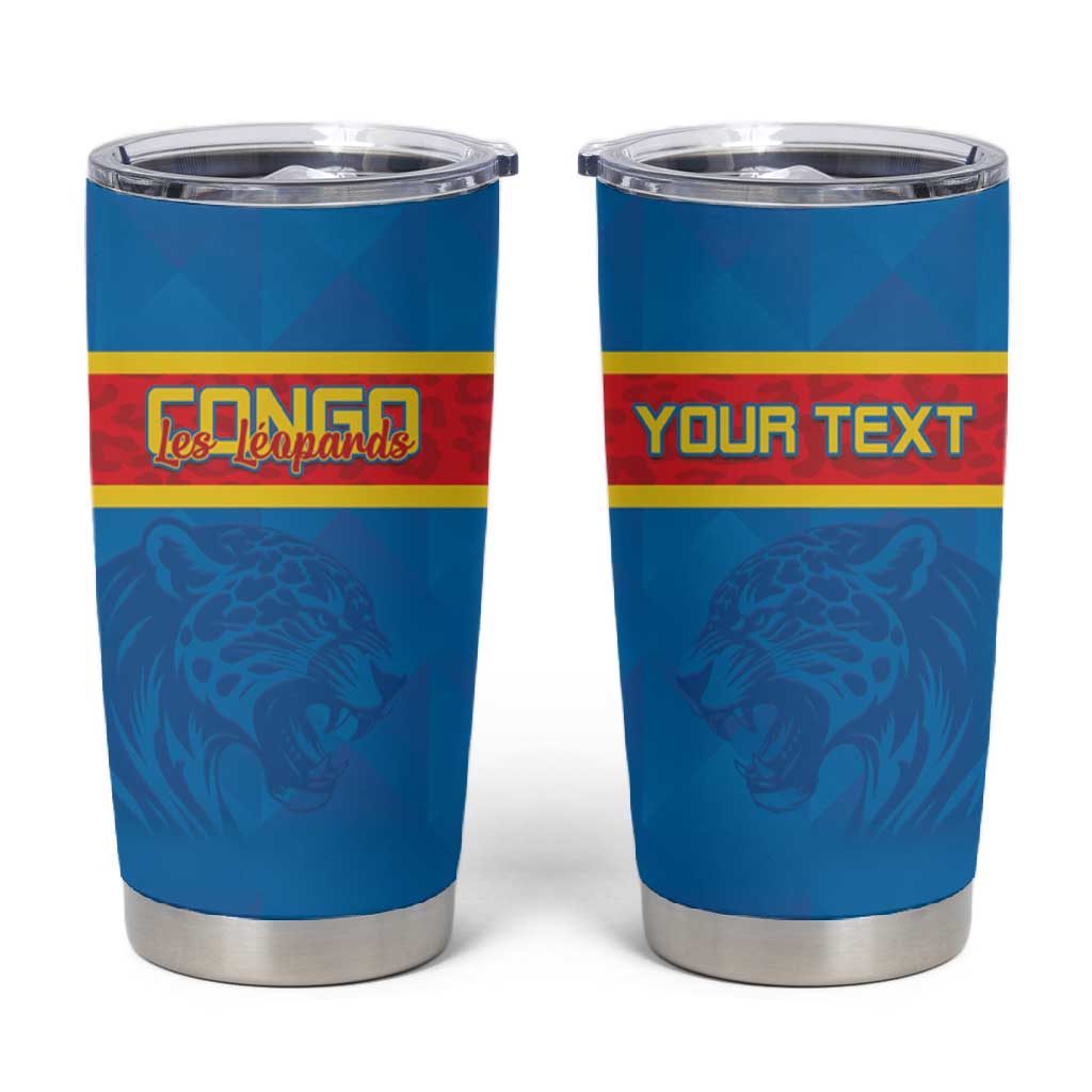 DR Congo Football Custom Tumbler Cup Go Champions LT15