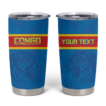 DR Congo Football Custom Tumbler Cup Go Champions LT15