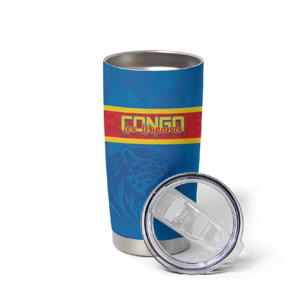 DR Congo Football Custom Tumbler Cup Go Champions LT15