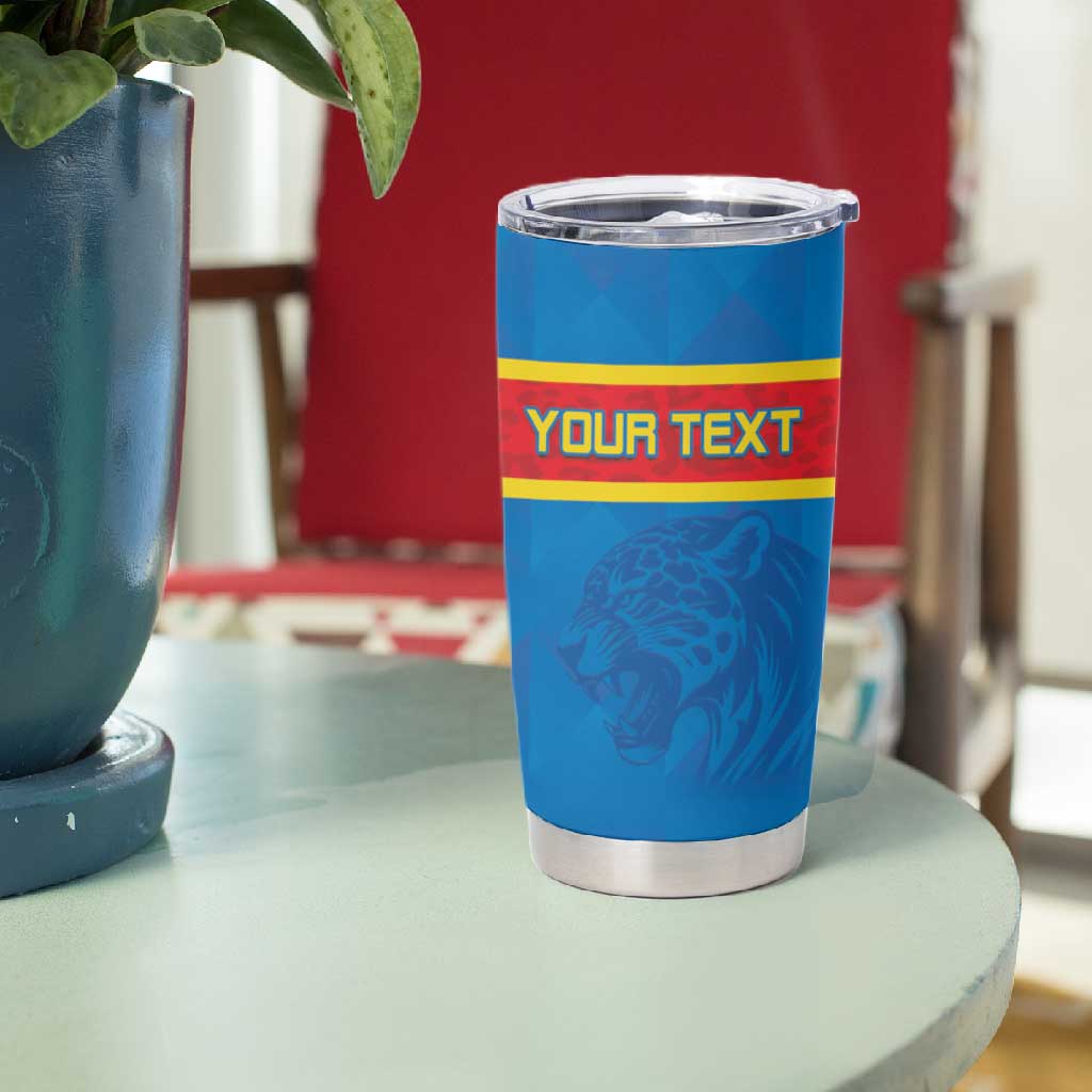 DR Congo Football Custom Tumbler Cup Go Champions LT15