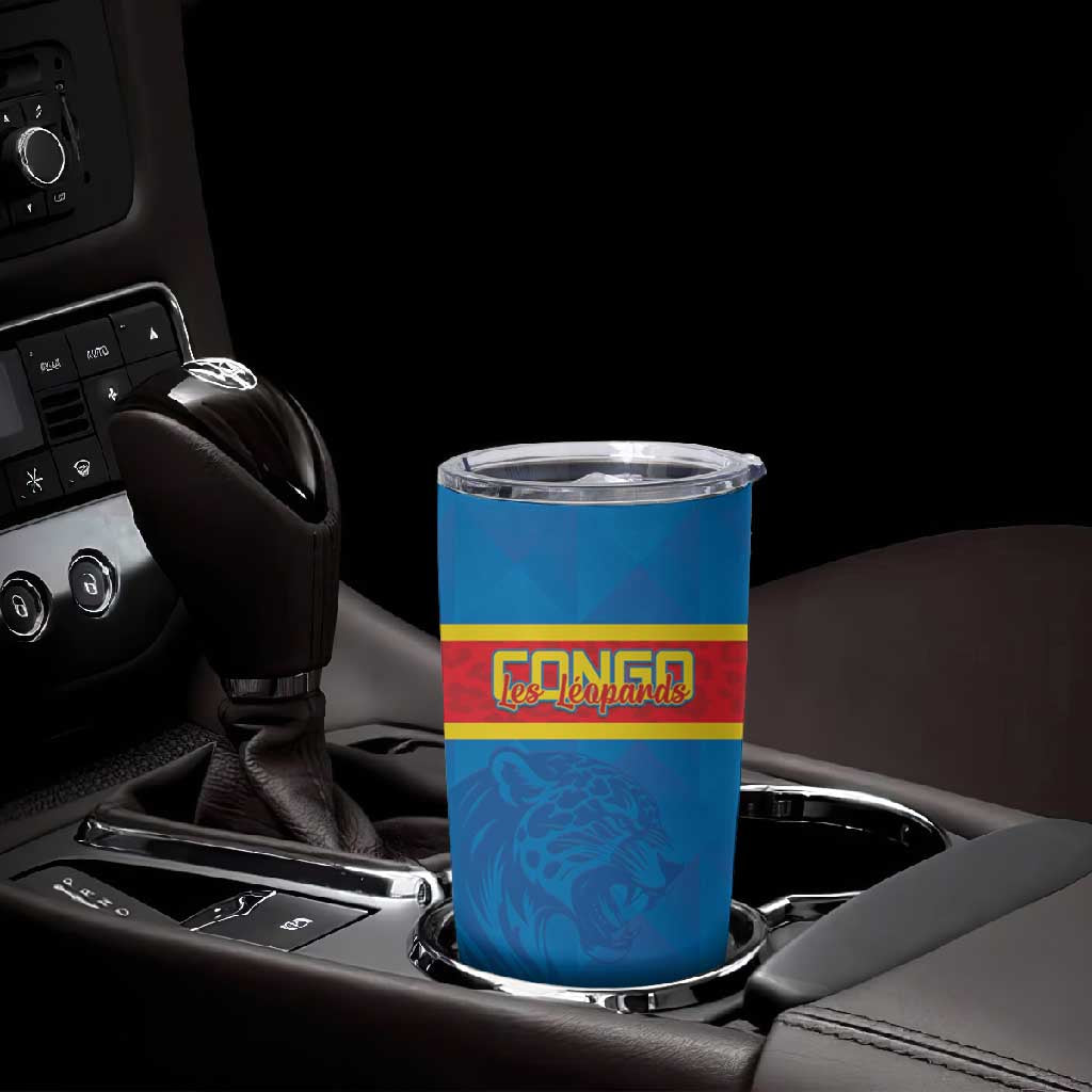 DR Congo Football Custom Tumbler Cup Go Champions LT15