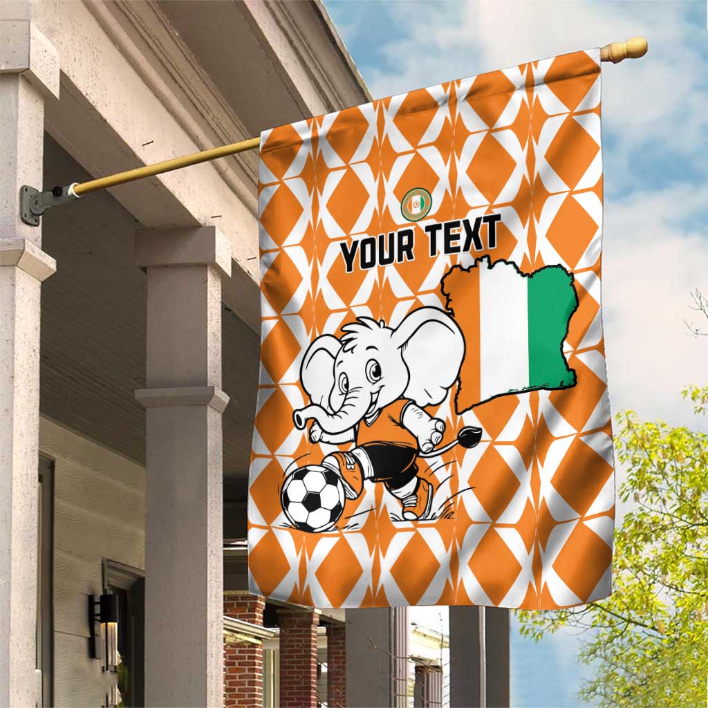 Custom Ivory Coast Football Garden Flag Go Champions LT15