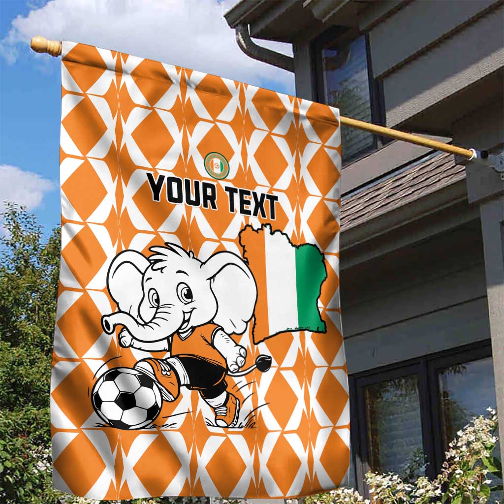 Custom Ivory Coast Football Garden Flag Go Champions LT15