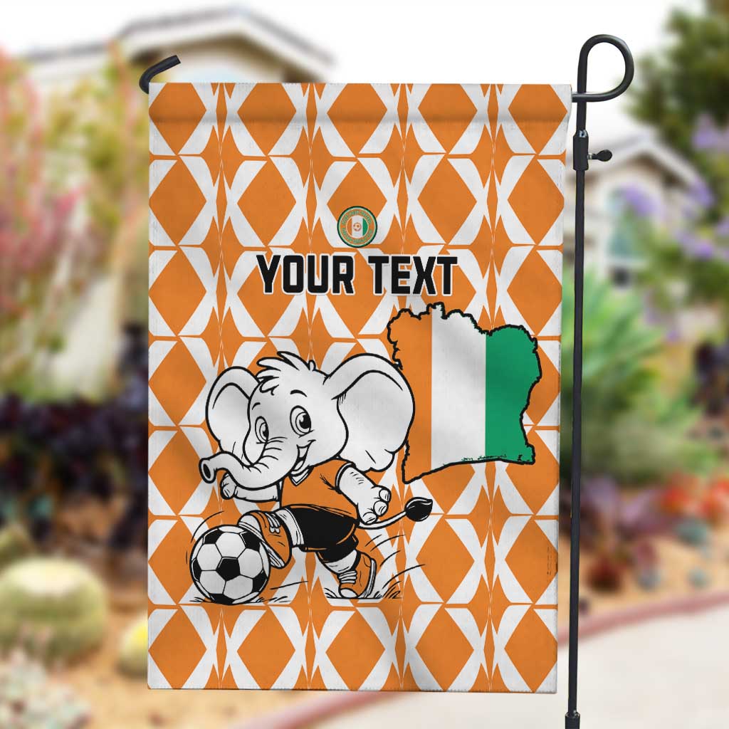 Custom Ivory Coast Football Garden Flag Go Champions LT15