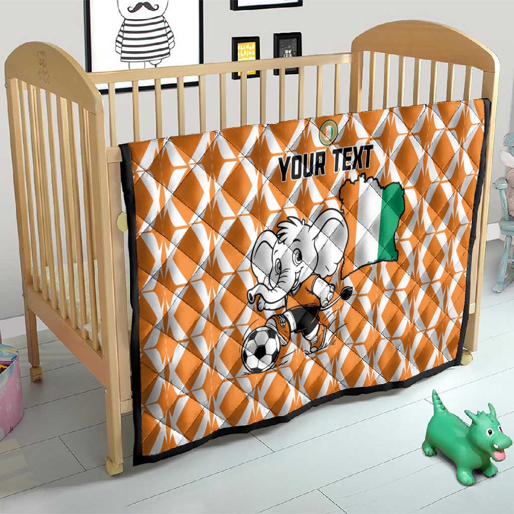 Custom Ivory Coast Football Quilt Go Champions LT15