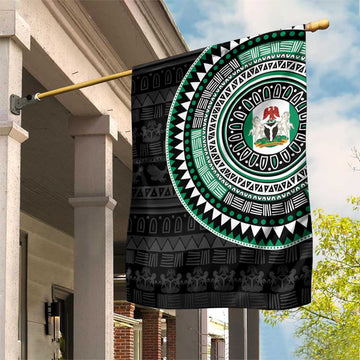 Nigeria African Tribal Pattern Garden Flag Chest Arm Tattoo LT15
