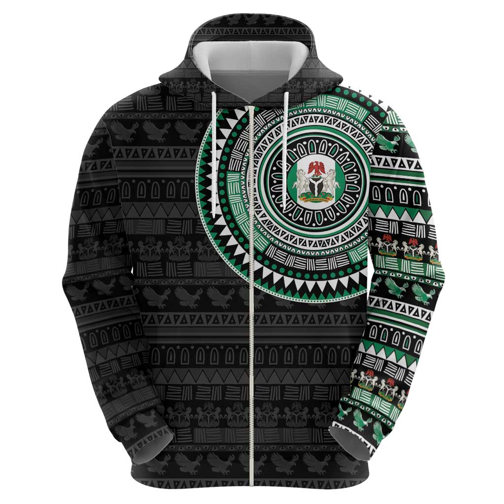 Nigeria Hoodie African Tribal Pattern LT15