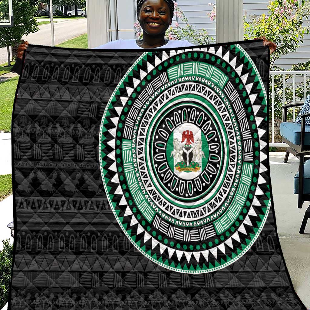 Nigeria African Tribal Pattern Quilt Chest Arm Tattoo LT15