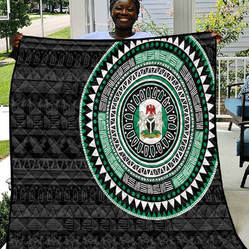 Nigeria African Tribal Pattern Quilt Chest Arm Tattoo LT15