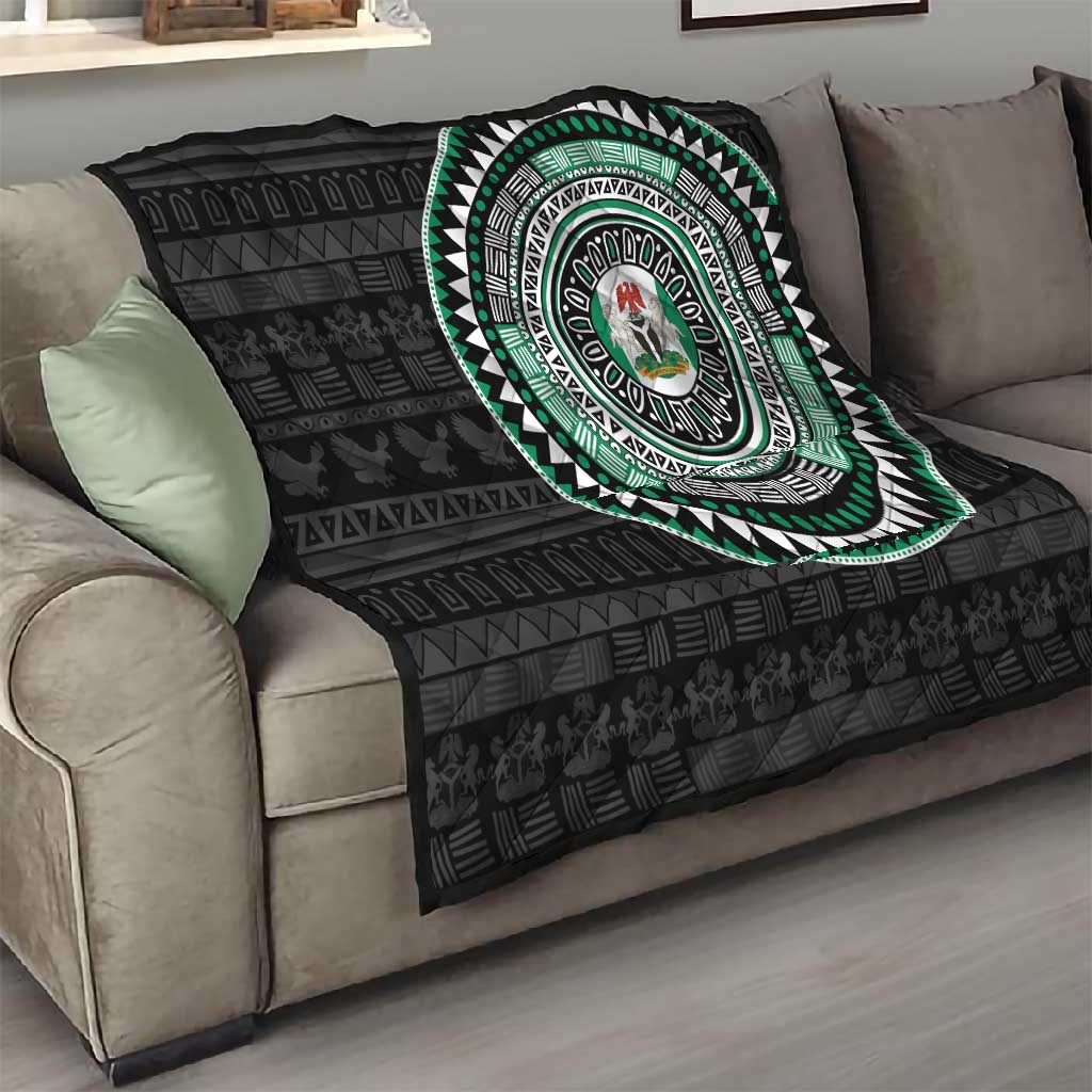 Nigeria African Tribal Pattern Quilt Chest Arm Tattoo LT15