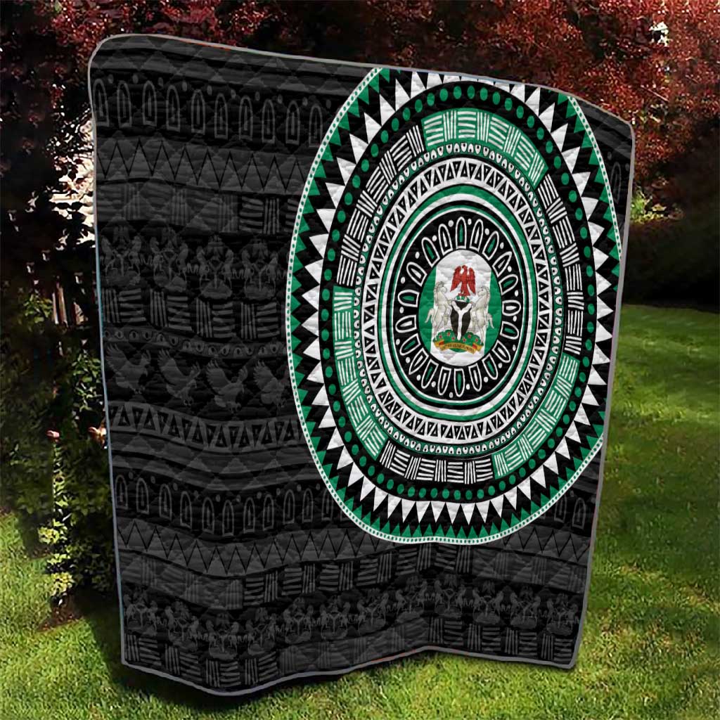 Nigeria African Tribal Pattern Quilt Chest Arm Tattoo LT15