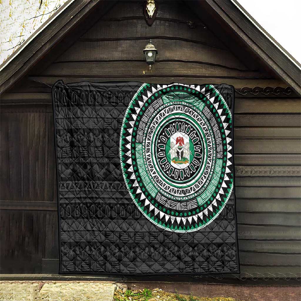 Nigeria African Tribal Pattern Quilt Chest Arm Tattoo LT15