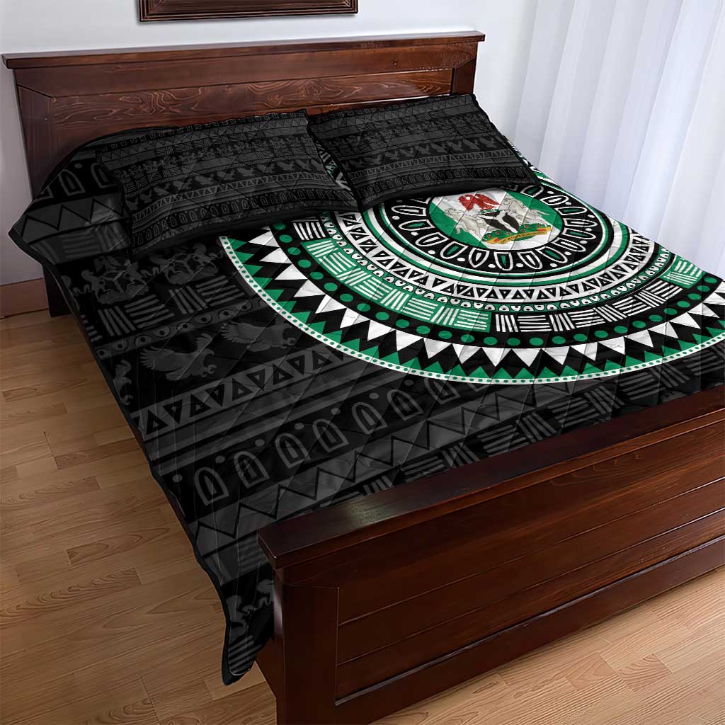 Nigeria African Tribal Pattern Quilt Bed Set Chest Arm Tattoo LT15