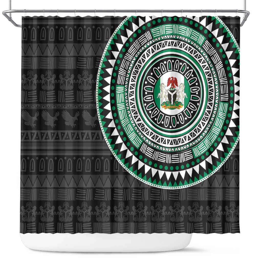 Nigeria Shower Curtain African Tribal Pattern LT15