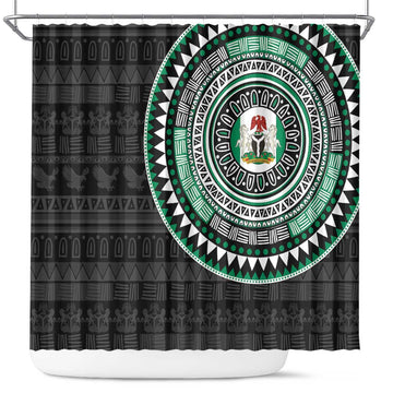 Nigeria Shower Curtain African Tribal Pattern LT15