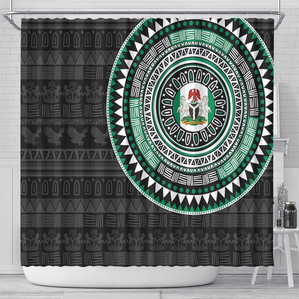 Nigeria Shower Curtain African Tribal Pattern LT15