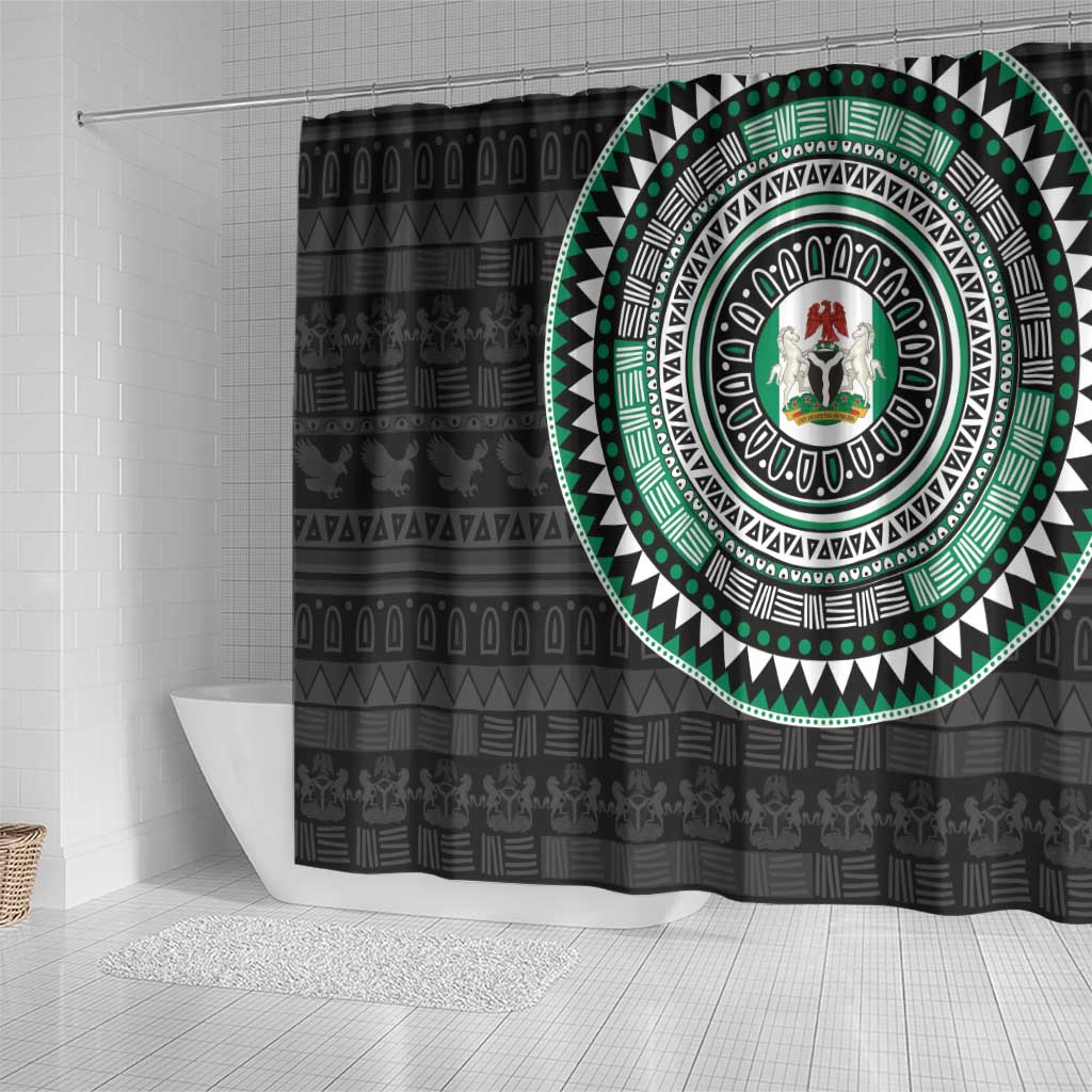 Nigeria Shower Curtain African Tribal Pattern LT15