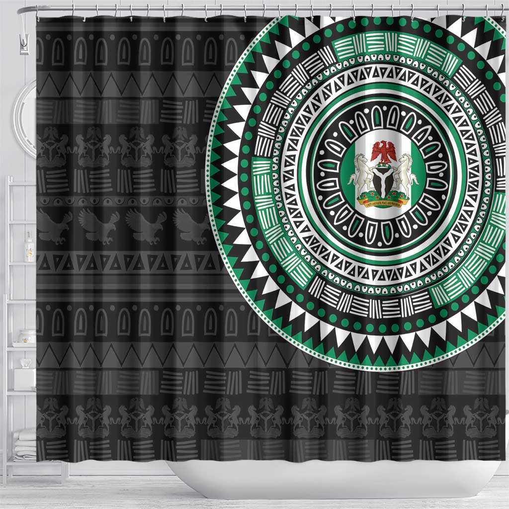 Nigeria Shower Curtain African Tribal Pattern LT15
