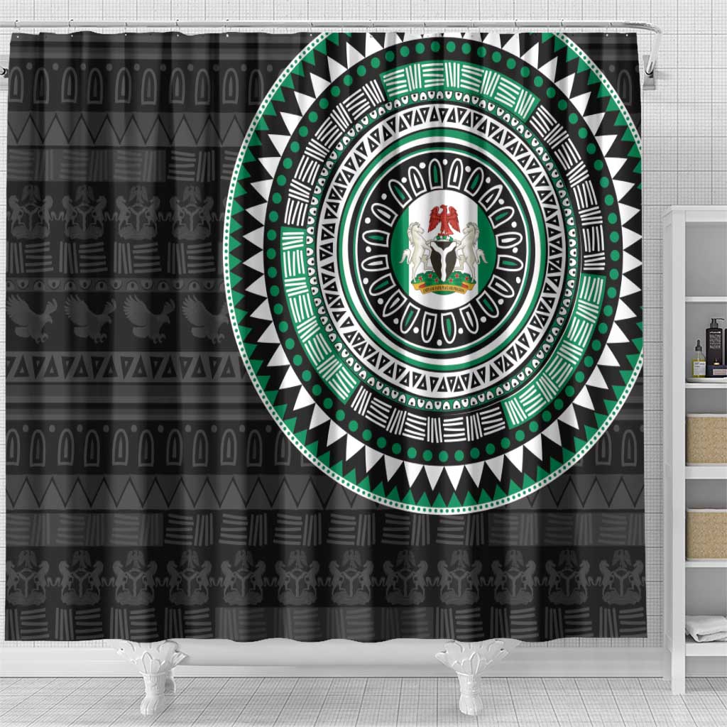 Nigeria Shower Curtain African Tribal Pattern LT15