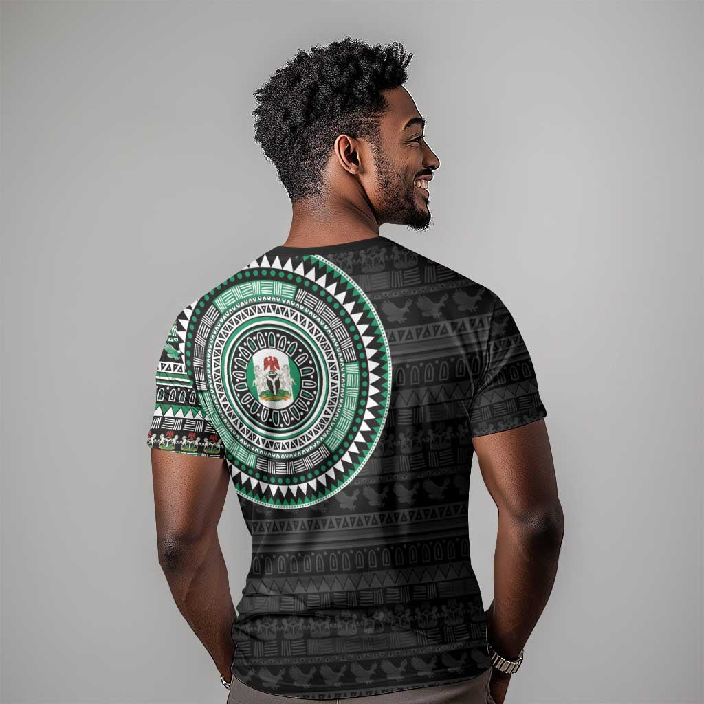 Nigeria African Tribal Pattern T shirt Chest Arm Tattoo LT15