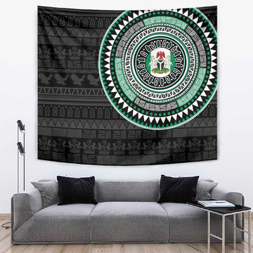 Nigeria African Tribal Pattern Tapestry Chest Arm Tattoo LT15