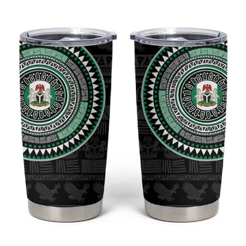 Nigeria African Tribal Pattern Tumbler Cup Chest Arm Tattoo LT15