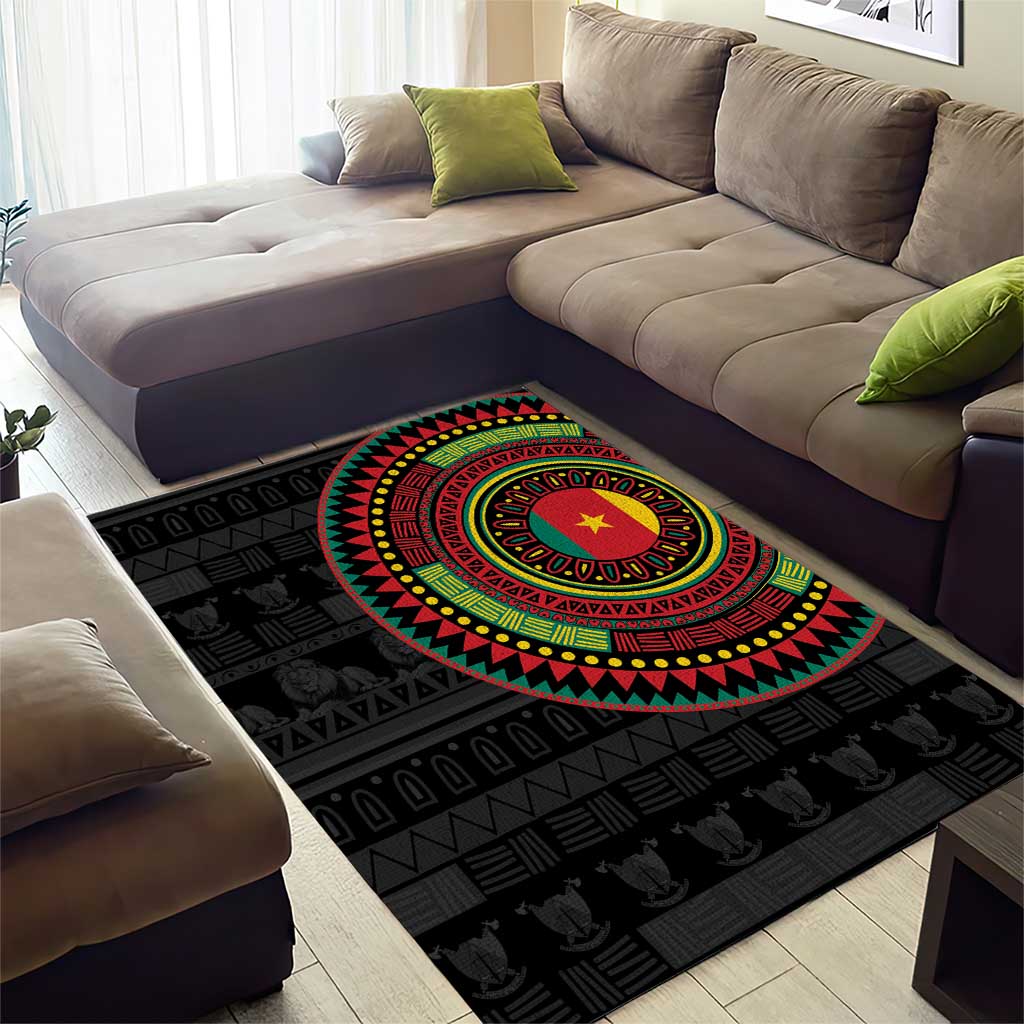 Cameroon African Tribal Pattern Area Rug Chest Arm Tattoo LT15