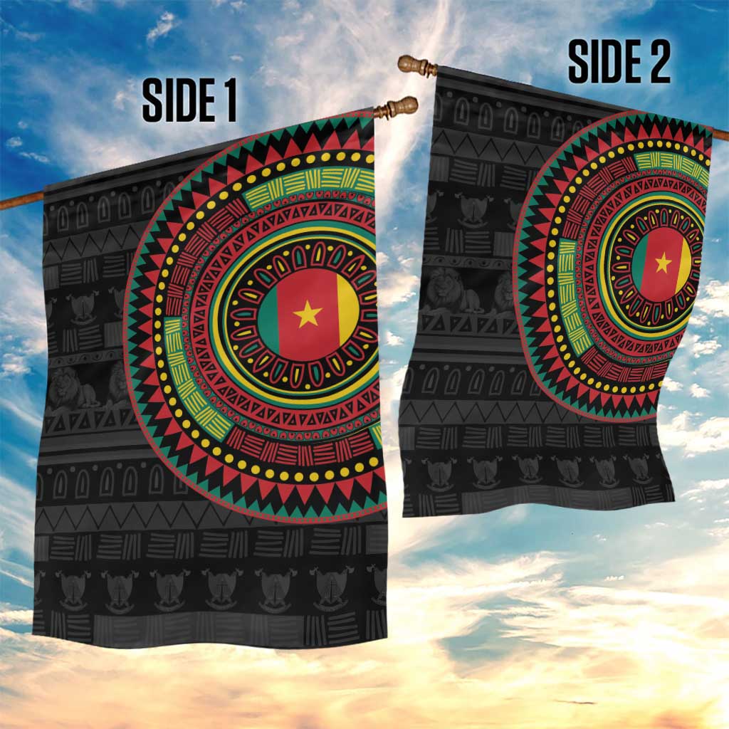 Cameroon African Tribal Pattern Garden Flag Chest Arm Tattoo LT15
