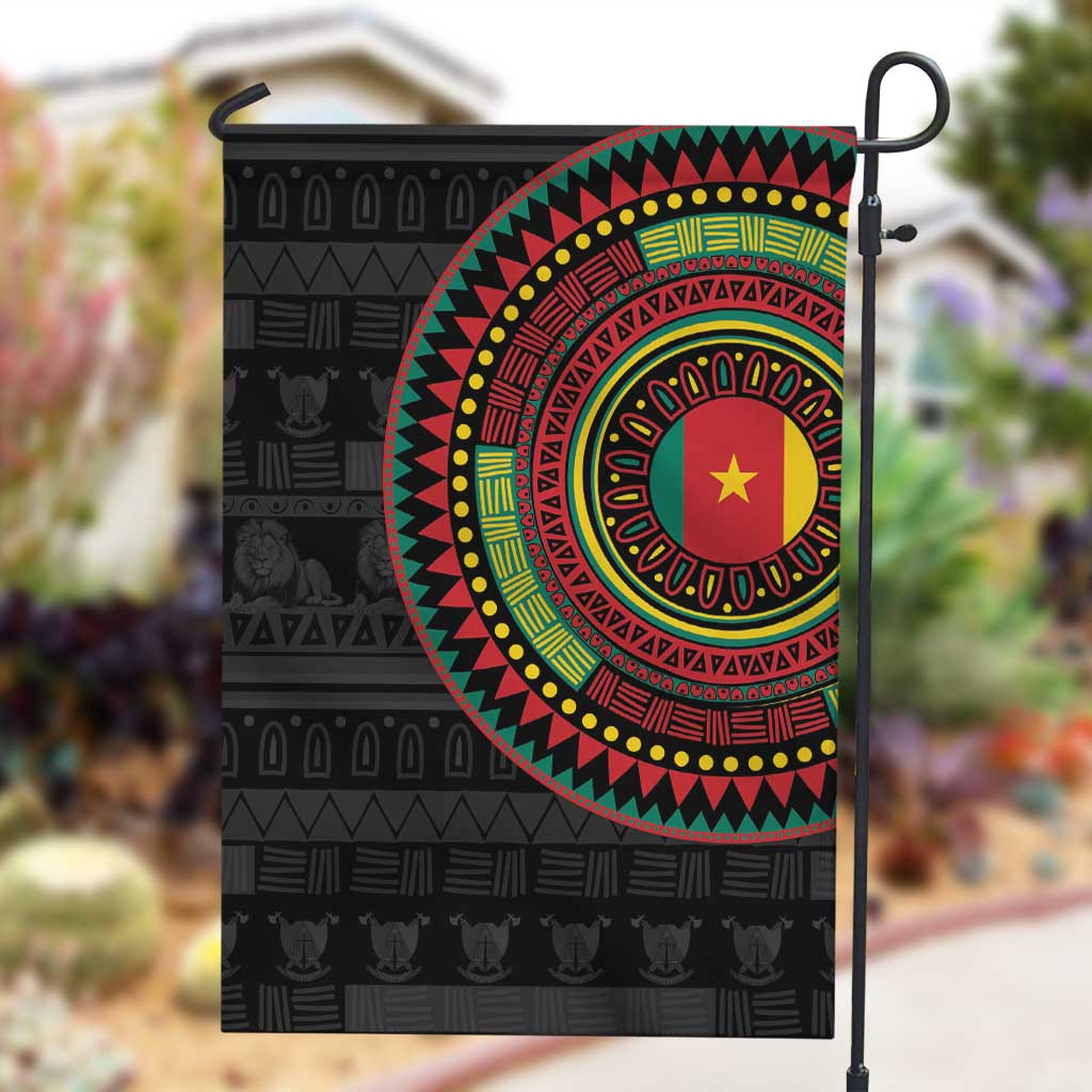Cameroon African Tribal Pattern Garden Flag Chest Arm Tattoo LT15