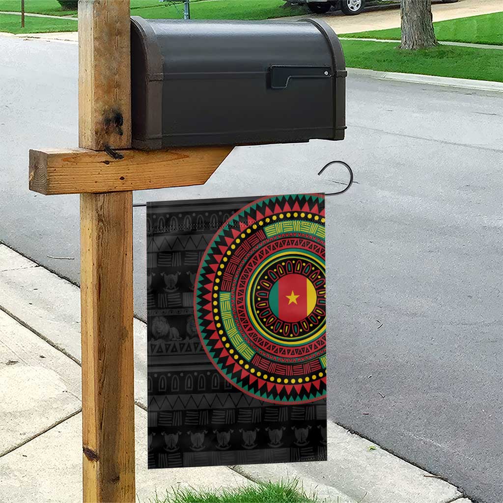 Cameroon African Tribal Pattern Garden Flag Chest Arm Tattoo LT15
