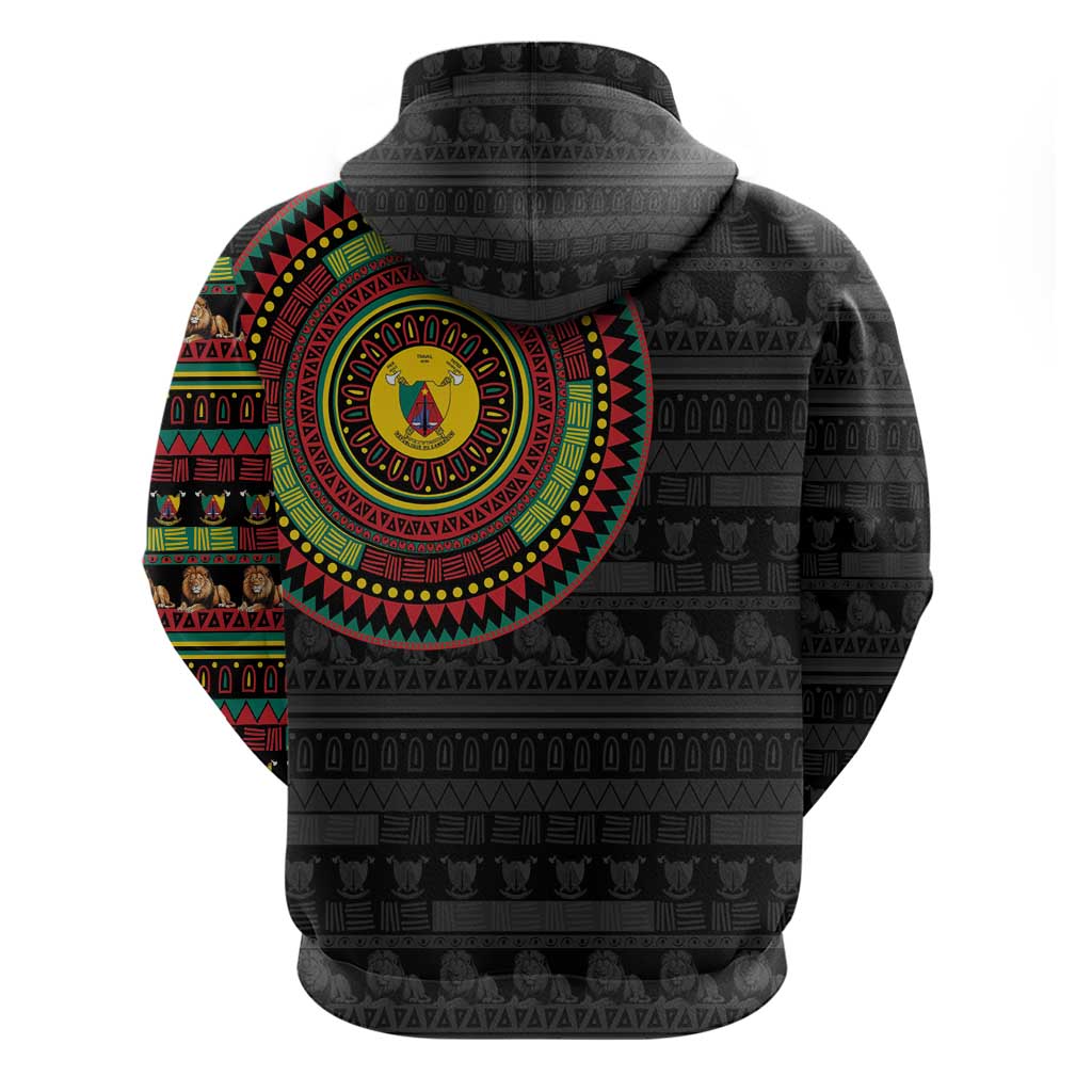 Cameroon Hoodie African Tribal Pattern LT15