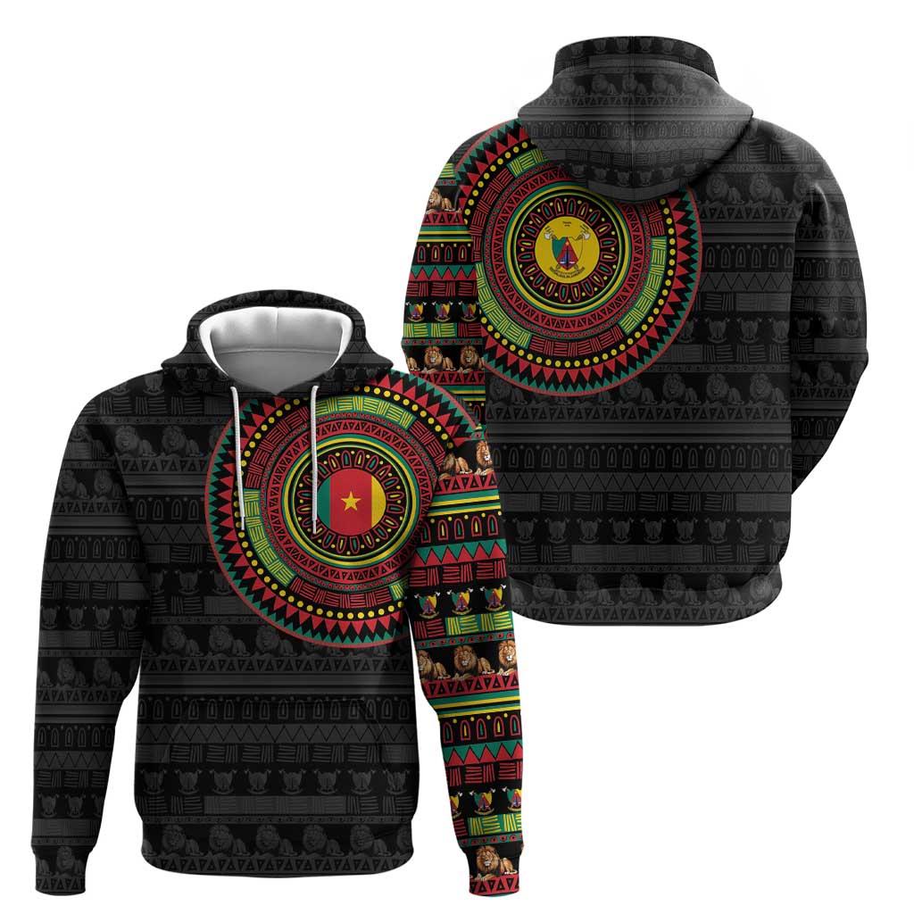 Cameroon Hoodie African Tribal Pattern LT15