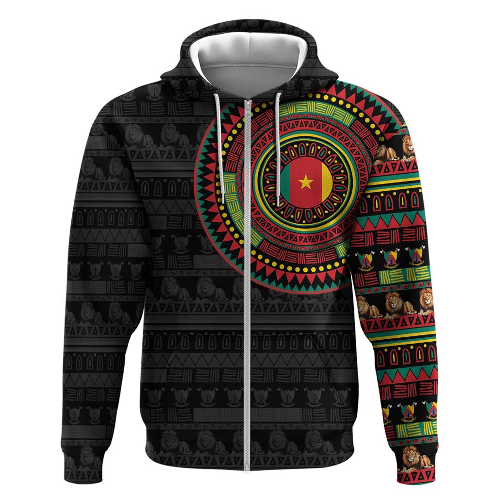 Cameroon Hoodie African Tribal Pattern LT15