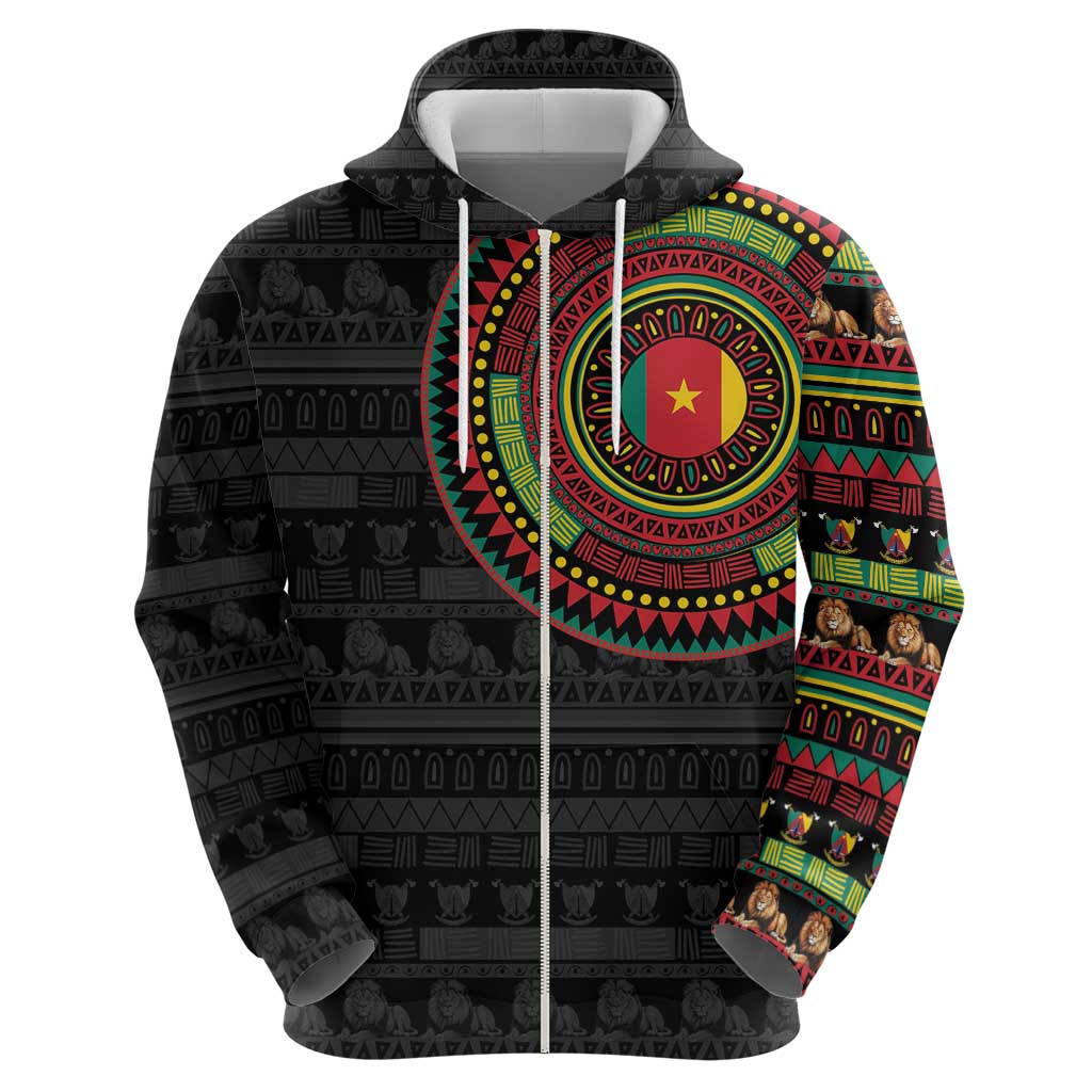 Cameroon Hoodie African Tribal Pattern LT15