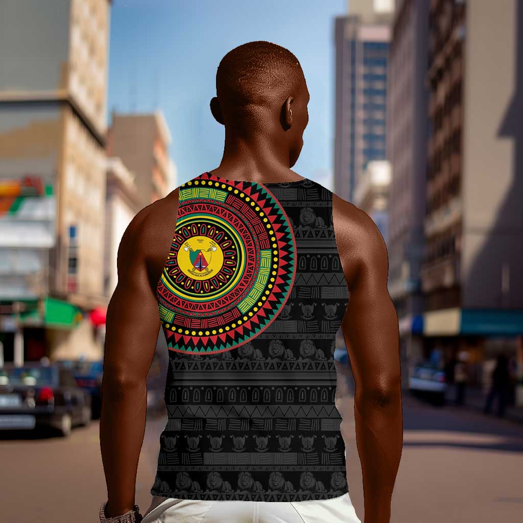 Cameroon African Tribal Pattern Men Tank Top Chest Arm Tattoo LT15