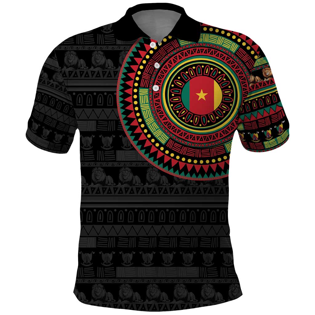 Cameroon Polo Shirt African Tribal Pattern LT15