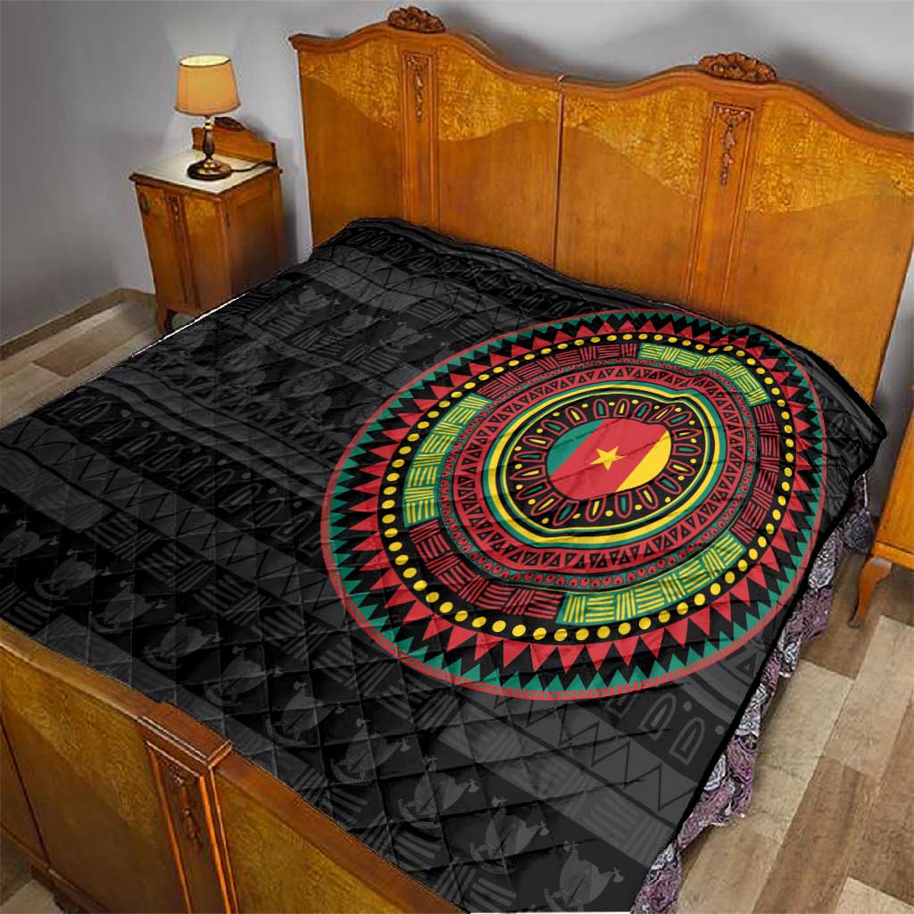 Cameroon African Tribal Pattern Quilt Chest Arm Tattoo LT15