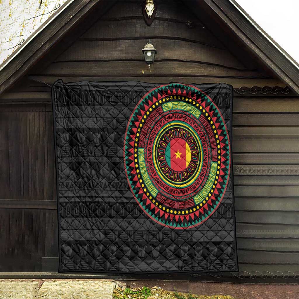 Cameroon African Tribal Pattern Quilt Chest Arm Tattoo LT15