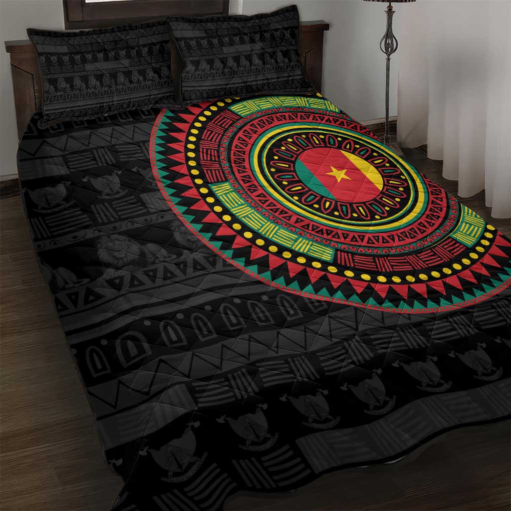 Cameroon African Tribal Pattern Quilt Bed Set Chest Arm Tattoo LT15
