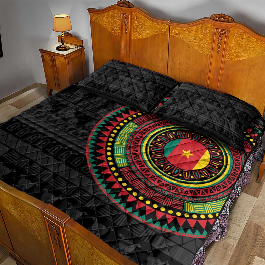 Cameroon African Tribal Pattern Quilt Bed Set Chest Arm Tattoo LT15