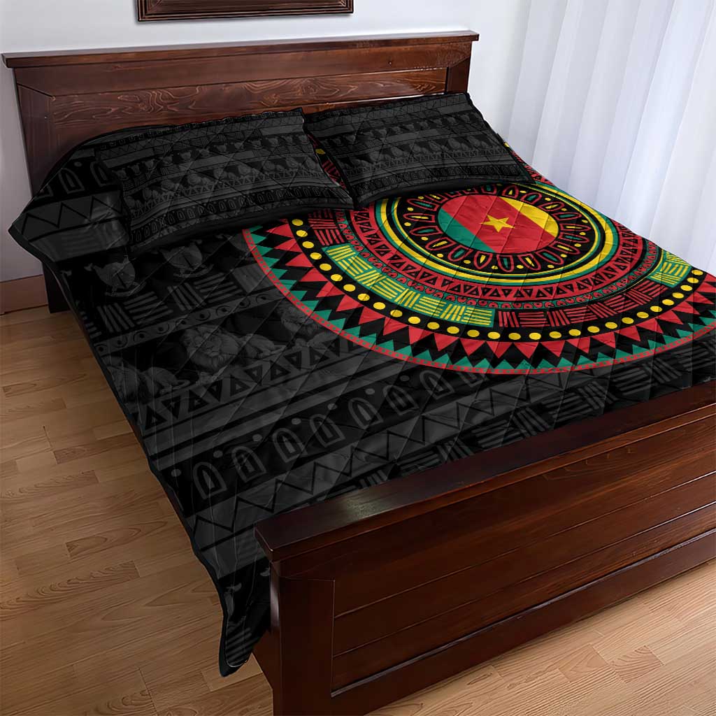 Cameroon African Tribal Pattern Quilt Bed Set Chest Arm Tattoo LT15
