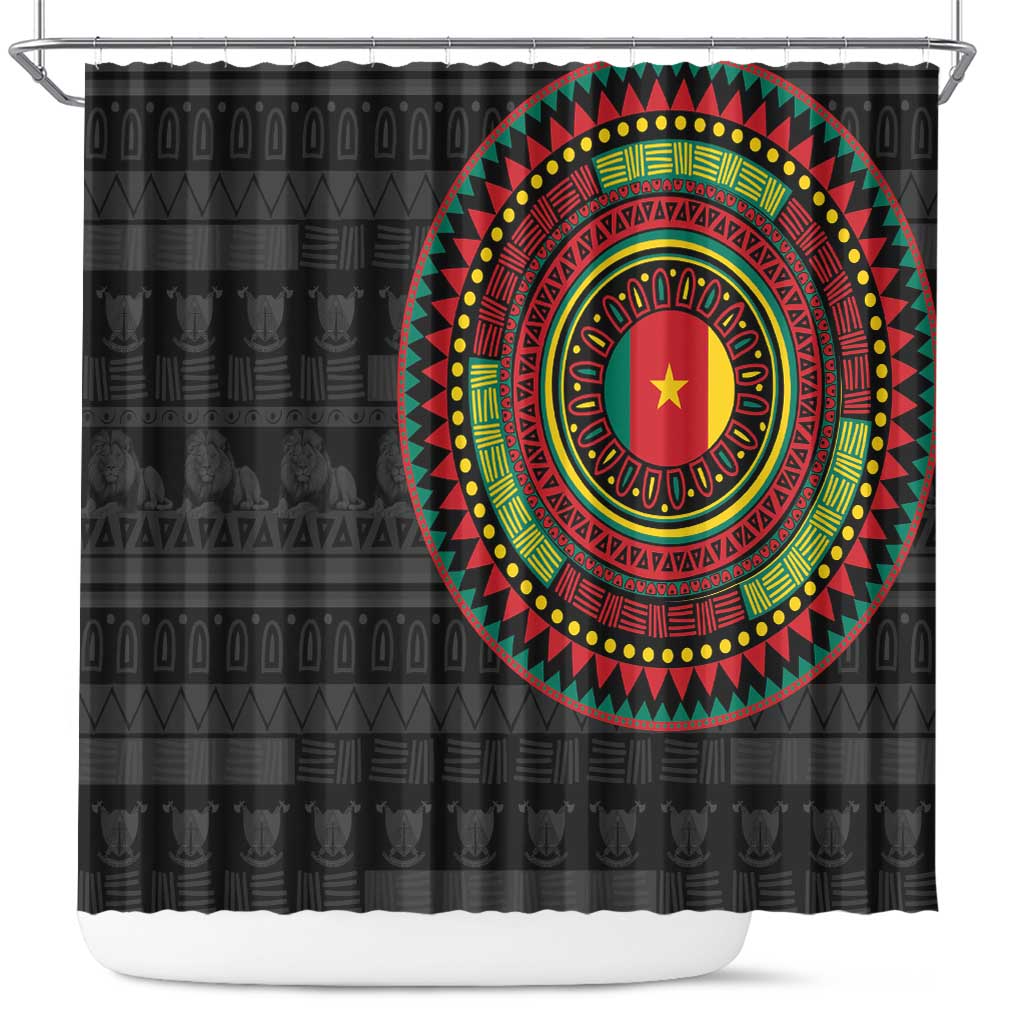 Cameroon Shower Curtain African Tribal Pattern LT15